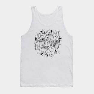 Fine Finches (linework) Tank Top